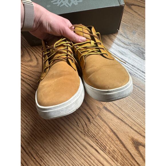 TIMBERLAND High Top Leather Fabric Boots Sneakers Size 8.5 main image 6